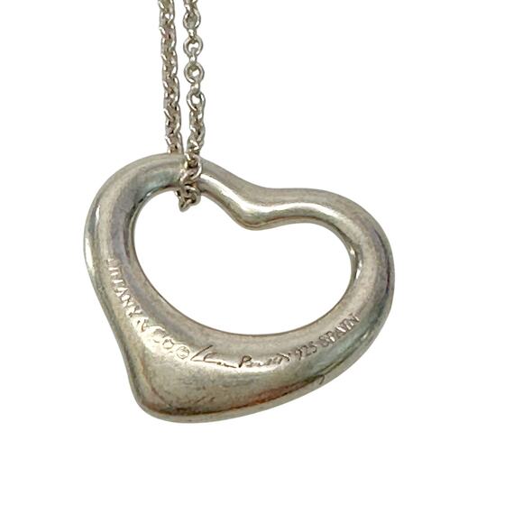 Tiffany & Co. Elsa Peretti Small Open Heart Necklace - Picture 7 of 12